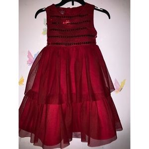 Toddlers red dress